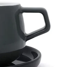 Mug et sous tasse en porcelaine - Storm - 25 cl - Viva Scandinavia