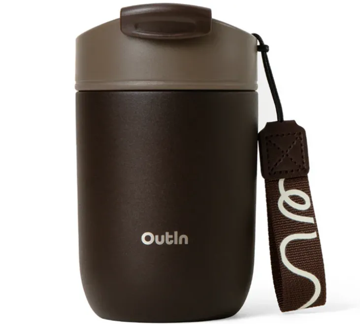 Mug isotherme de voyage Terra Brown -35 cl - OUTIN