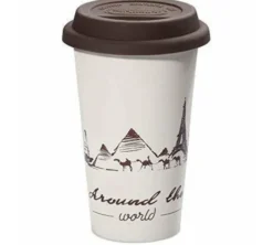 Mugs - DELONGHI - Mug double paroi céramique 30cl -The Globetrotter