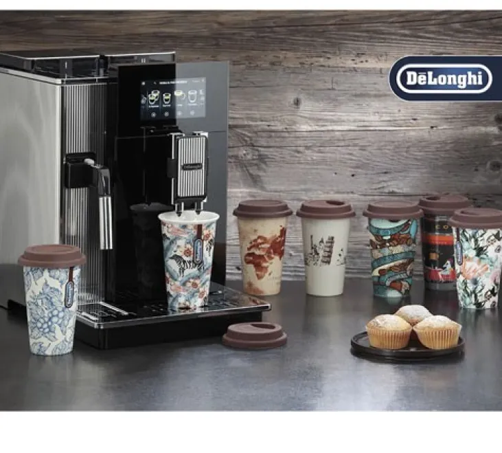 Mugs - DELONGHI - Mug double paroi céramique 30cl -The Globetrotter