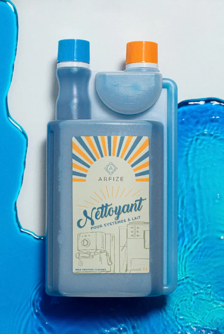 Nettoyant circuit lait et buses vapeur machine à café 1 Litre - Arfize