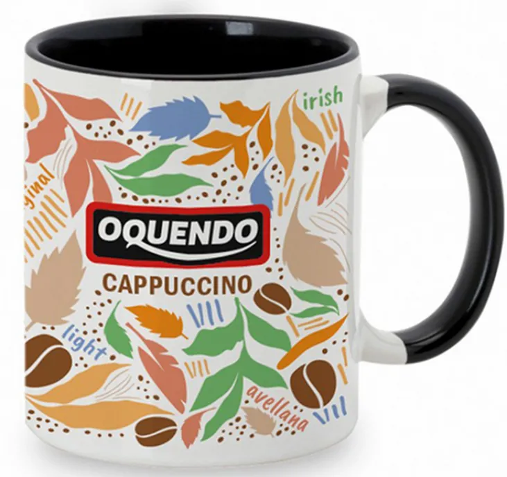 Pack Cappuccino : Mug Céramique 42 cl + 36 dosettes Dolce Gusto - OQUENDO
