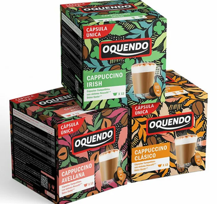 Pack Cappuccino : Mug Céramique 42 cl + 36 dosettes Dolce Gusto - OQUENDO