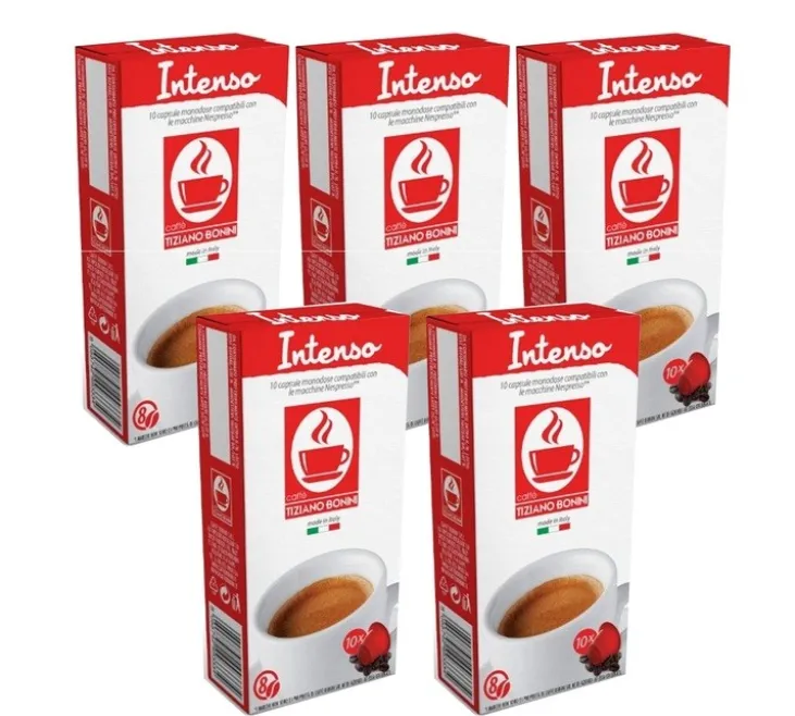 Pack 50 Capsules compatibles Nespresso® Intenso