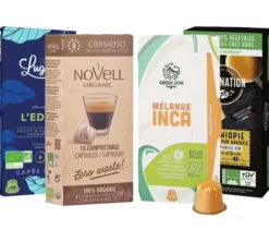 Pack découverte bio 40 capsules compatibles Nespresso* Original