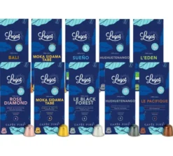 Pack découverte 100 capsules compatibles Nespresso* Original - LUGAT