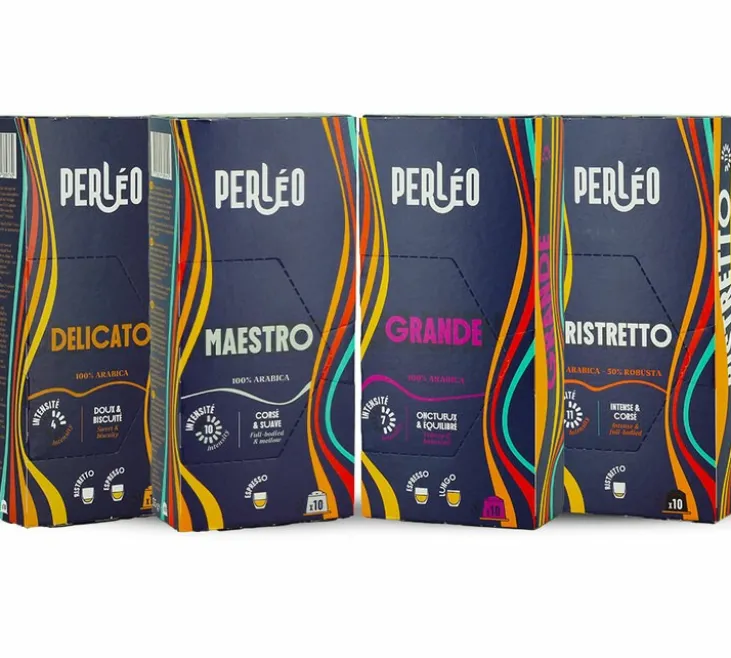 Pack découverte 40 capsules compatibles Nespresso* Original – PERLÉO