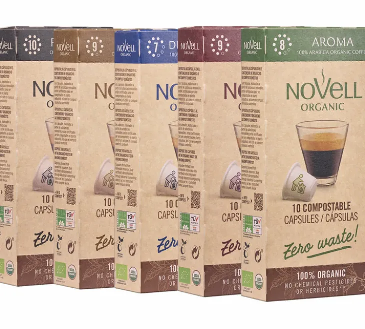 Pack découverte 50 capsules compatibles Nespresso* Original bio - NOVELL