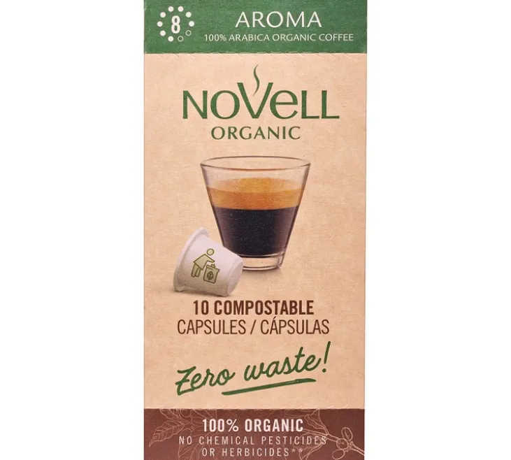 Pack découverte 50 capsules compatibles Nespresso* Original bio - NOVELL