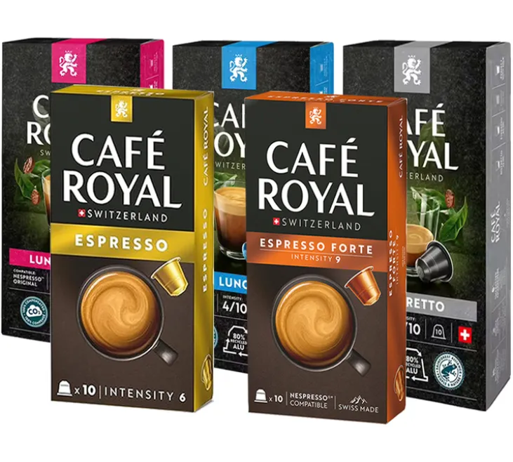 Pack découverte 50 capsules compatibles Nespresso* Original - CAFE ROYAL
