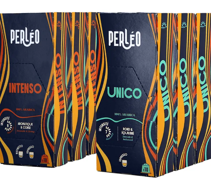 Pack découverte 60 capsules compatibles Nespresso* Original - PERLEO