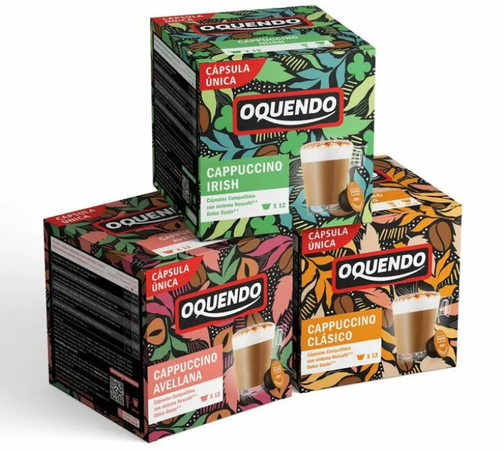 Pack découverte 36 capsules compatibles Nescafé* Dolce Gusto* Boissons gourmandes - OQUENDO
