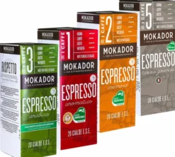 Pack découverte - 80 dosettes ESE - MOKADOR CASTELLARI