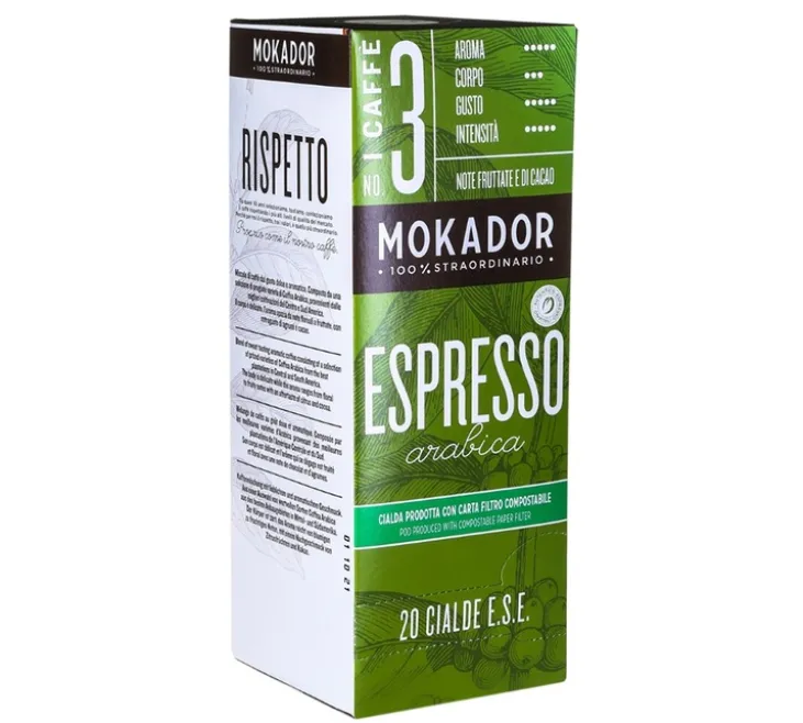 Pack découverte - 80 dosettes ESE - MOKADOR CASTELLARI