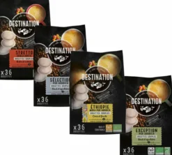 Pack découverte 144 dosettes souples Bio - DESTINATION