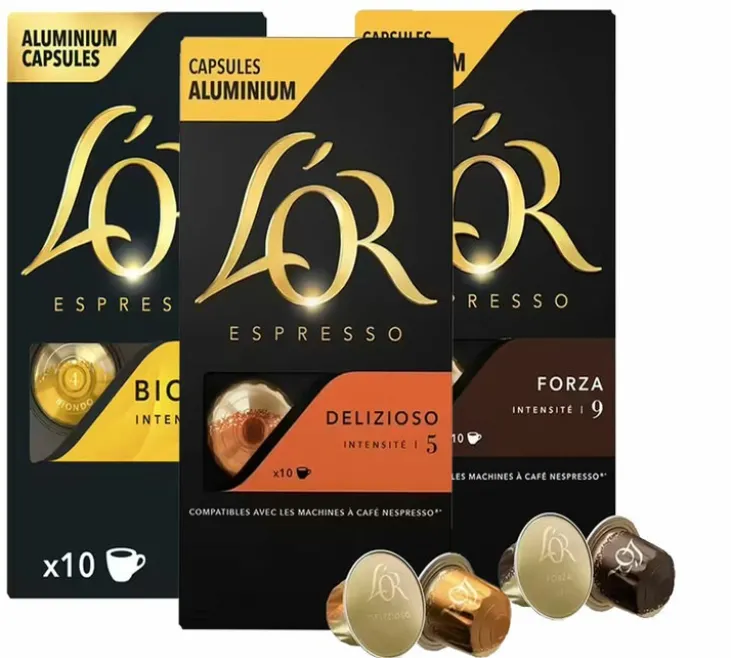 Pack découverte Italien 30 capsules compatibles Nespresso* Original - L'OR ESPRESSO