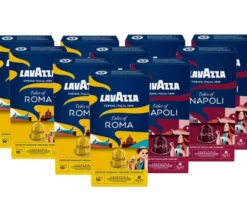 Pack découverte Napoli & Roma – 100 capsules compatibles Nespresso* Original – Lavazza