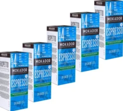 Pack 100 dosettes ESE décaféiné - MOKADOR CASTELLARI