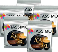 Pack Dosette Tassimo L'Or XL Intense - 5x16 T-Discs