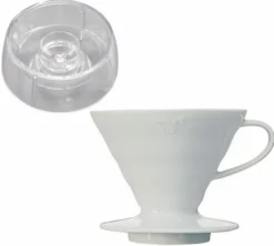 Pack HARIO V60 drip assist avec dripper V60 blanc 4 tasses