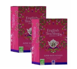 Pack Infusion Super Baies Rouges Bio -2 x 20 sachets - ENGLISH TEA SHOP