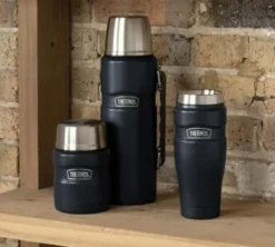 Pack isotherme (Bouteille - Mug - Lunch Box) Stainless King bleu nuit 47 cl - THERMOS