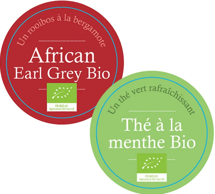 Pack Rooibos African Earl Grey et Thé Vert Menthe Bio - Vrac 2 x 100 g - COMPTOIR FRANÇAIS DU THÉ