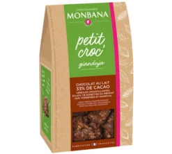 Petit Croc' Chocolat au lait et gianduja - 100 g - MONBANA