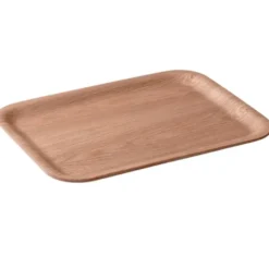 Plateau rectangulaire en saule anti dérapant 32 x 24 cm Kinto