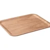 Plateau rectangulaire en saule anti dérapant 43 x 33 cm Kinto