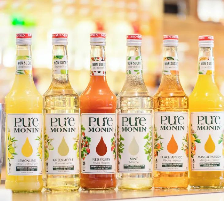 Pure by MONIN - Pêche et Abricot - 2x70 cl