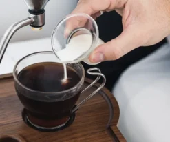 Récipient à lait réfrigérant JOY RESOLVE en verre pour cafetière Barisieur