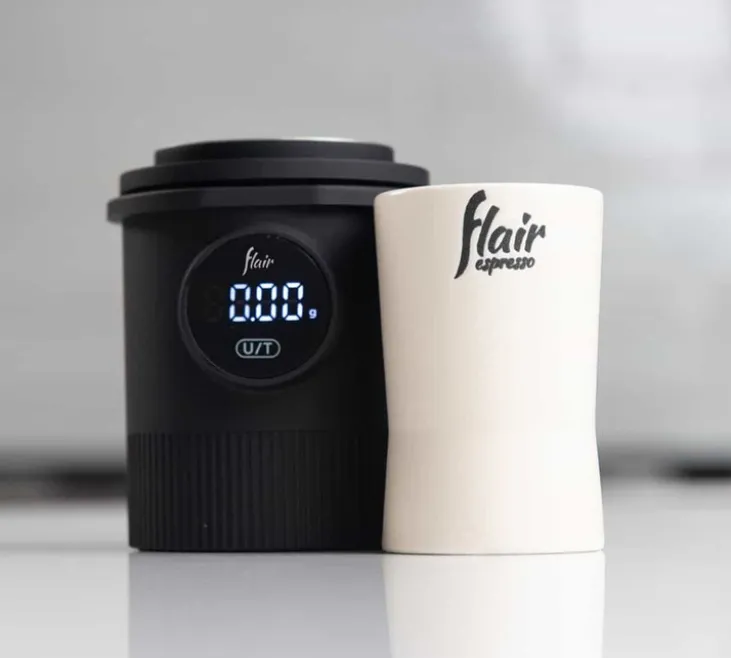 Récipient pour mouture Flair ESPRESSO avec balance intégrée