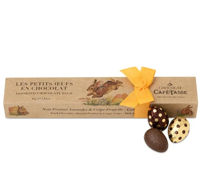 Réglette Chocolat Petits Œufs Assortis - x 9 œufs - CAFÉ TASSE DLUO 2026.10.15