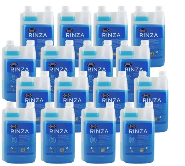 Rinza - Nettoyant à lait Alkaline - 16x 1L - Urnex
