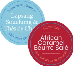 Rooibos African Caramel et Lapsang Souchong et Thés de Chine - Vrac 2 x 100 g - COMPTOIR FRANÇAIS DU THÉ