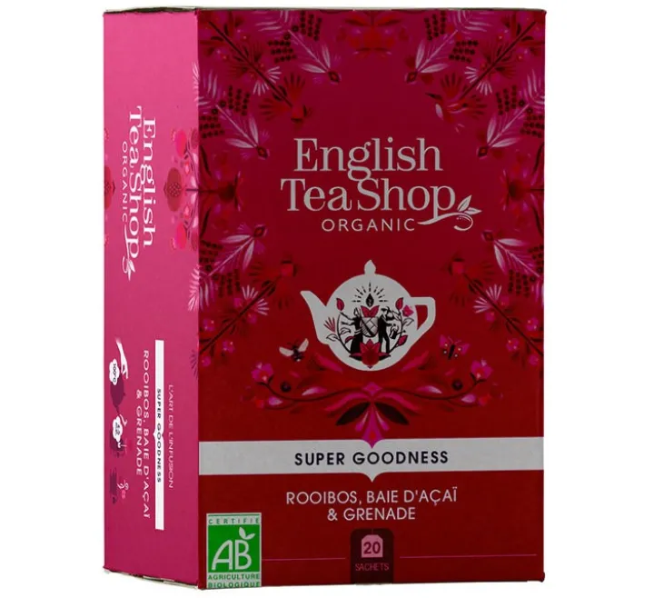 Rooibos Bio Açai Grenade - 20 sachets - ENGLISH TEA SHOP