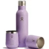 Set bouteille à vin 75 cl et verres 2 x 29cl - HYDRO FLASK