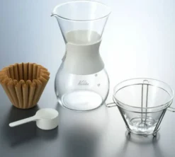 Set dripper et carafe KALITA Wave Style 185