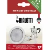 Set 3 joints + 1 filtre pour cafetière ALU 6 tasses - BIALETTI