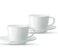 Set 2 tasses Cappuccino avec soucoupes - Jura