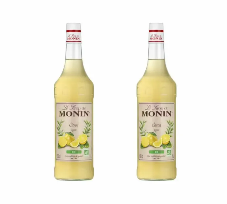 Sirop bio Monin - Citron - 2 x 1 L