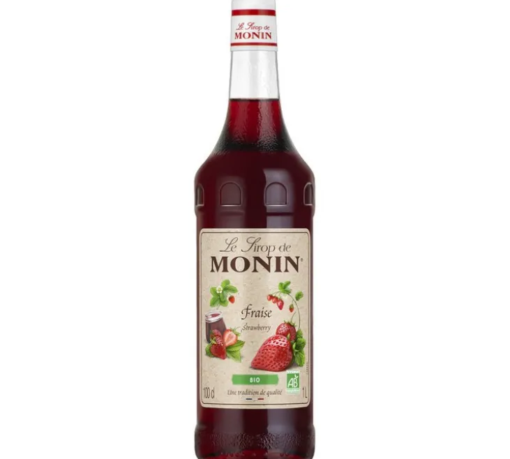 Sirop bio Monin - Fraise - 1 L