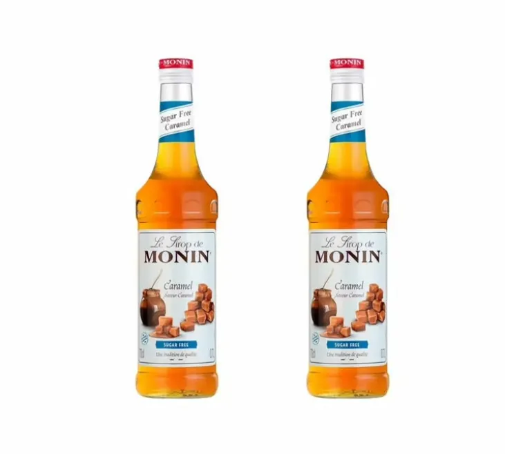 Sirop Monin - Caramel sans sucre - 2 x 70cl