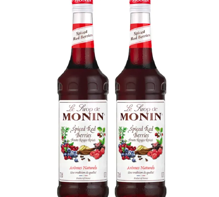 SIROP - MONIN - FRUITS ROUGES EPICES - 2 x 70cl