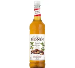 Sirop Monin saveur Noisette grillée - Bouteille plastique - 1L