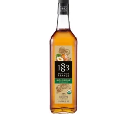 Sirop Noisette BIO - Bouteille verre 1L 1883 ROUTIN