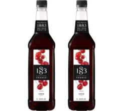Sirop 1883 Routin Cerise - Bouteille Plastique - 2 x 1 L