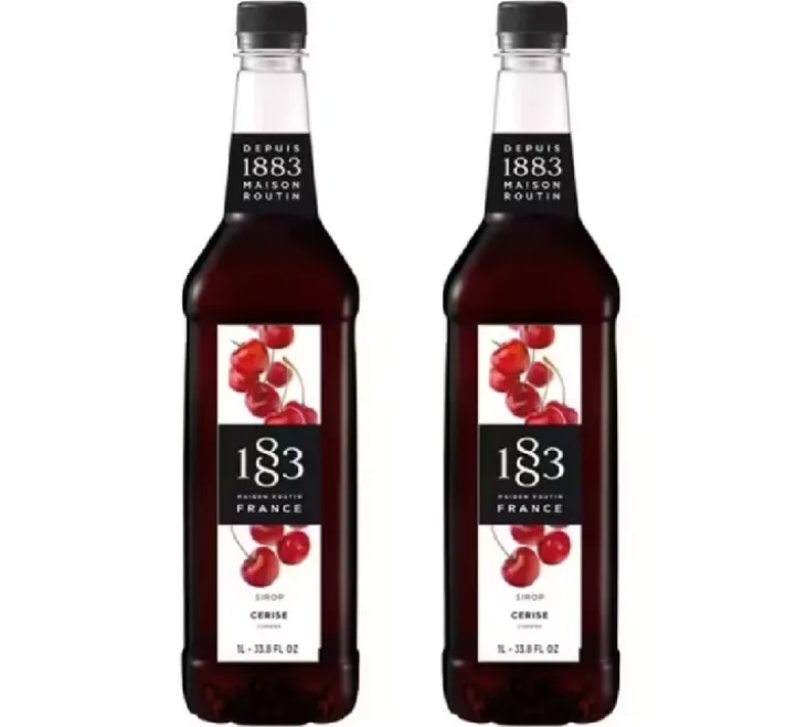 Sirop 1883 Routin Cerise - Bouteille Plastique - 2 x 1 L