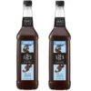 Sirop 1883 Routin Chocolat sans sucre - Bouteille Plastique - 2 x 1 L